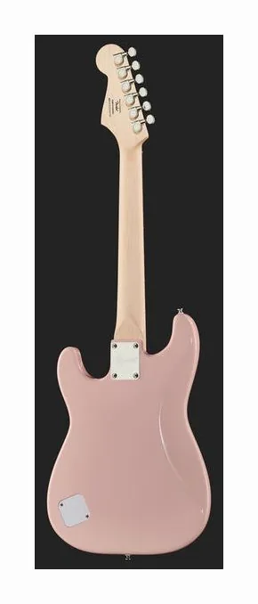 Squier Mini Stratocaster IL PK, corpo e verniciatura in primo piano