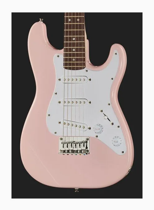 Squier Mini Stratocaster IL PK, pickup e manopole dei controlli