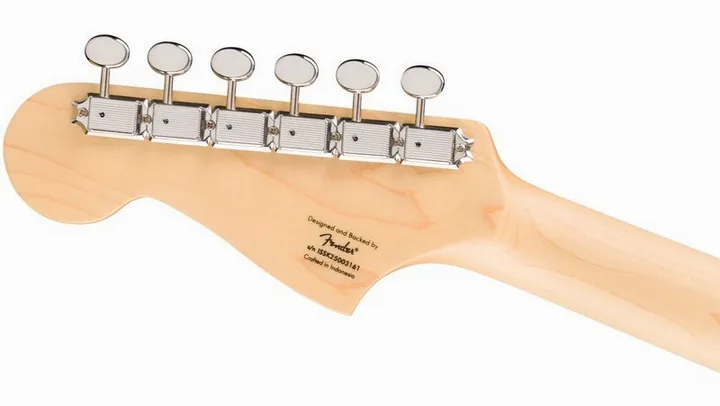 Squier Paranormal Jazzm Baritone OXB, vista posteriore del corpo