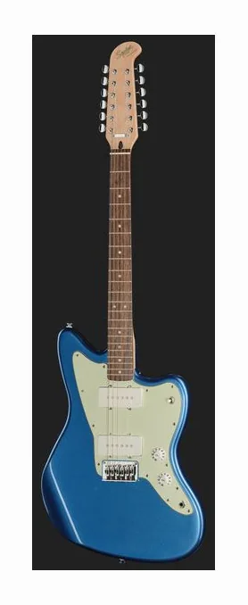 Squier Paranormal Jazzmaster XII LPB, corpo e verniciatura in primo piano