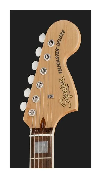 Squier Paranormal Trouble Tele HSB, corpo e verniciatura in primo piano