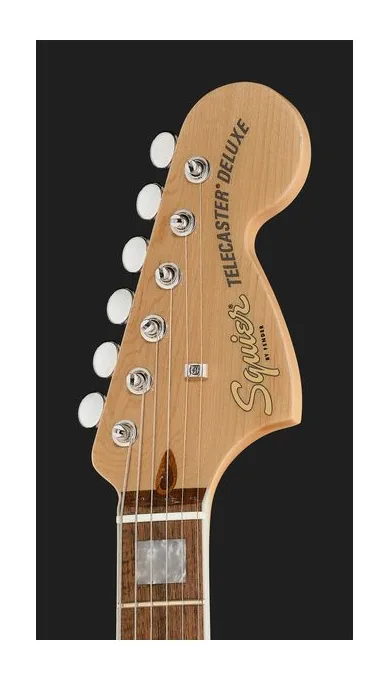 Squier Paranormal Trouble Tele BLK, profilo laterale del corpo