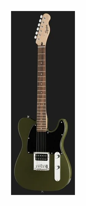 Squier Sonic Esquire H LRL OLV, paletta con meccaniche e logo