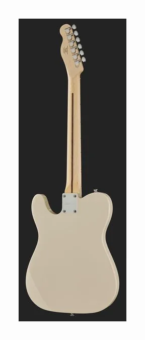 Squier Sonic Esquire H Arctic White, corpo e verniciatura in primo piano
