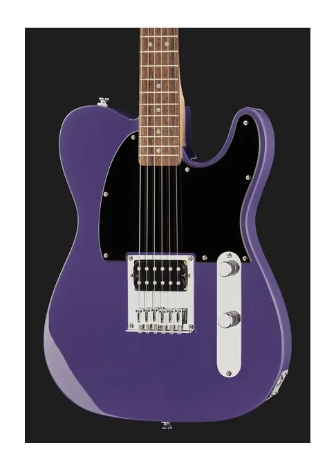 Squier Sonic Esquire H Ultraviolet, profilo laterale del corpo