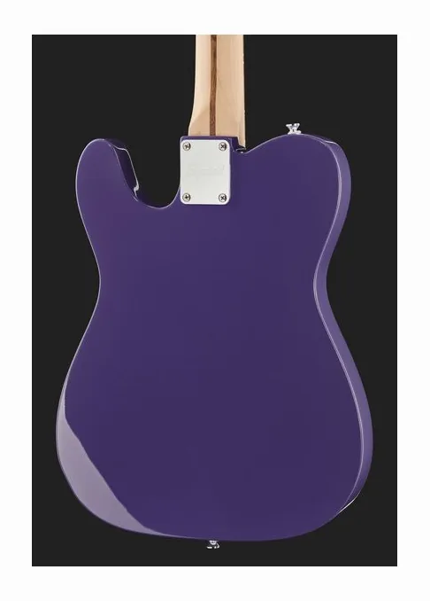 Squier Sonic Esquire H Ultraviolet, manico e tastiera visti di lato