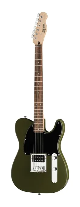 Squier Sonic Esquire H LRL OLV fotografato frontalmente