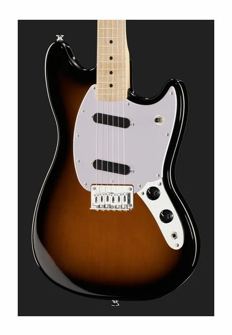 Squier Sonic Mustang MN 2TSB, capotasto e prime posizioni della tastiera