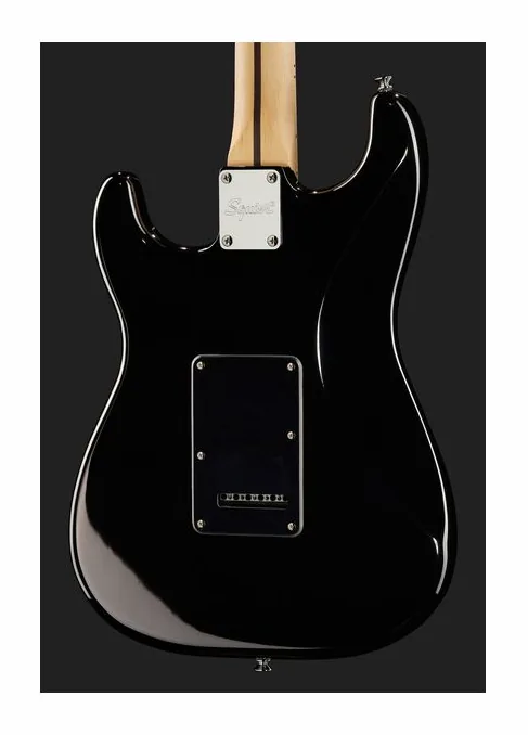 Squier Sonic Strat HSS Black, selettore pickup e jack di uscita