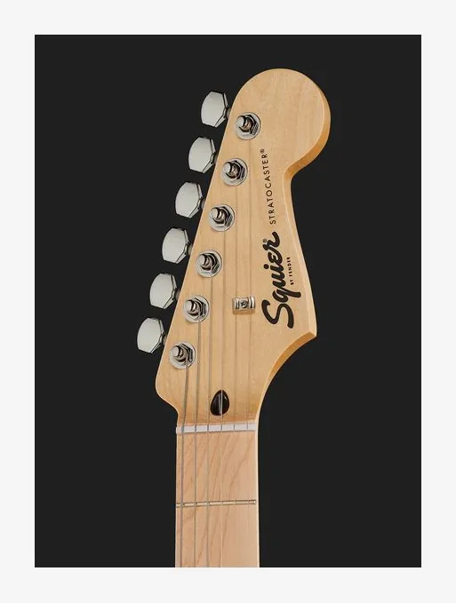 Squier Sonic Strat HSS Black, selettore pickup e jack di uscita