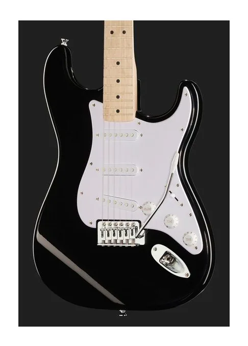 Squier Sonic Strat MN Black, vista posteriore del corpo