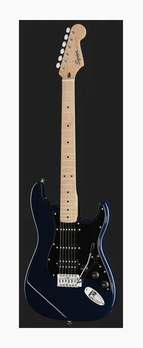 Squier Sonic Strat HSS MN MNB, paletta con meccaniche e logo