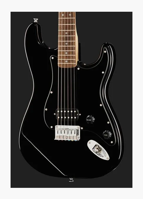 Squier Sonic Strat HT H Black, profilo laterale del corpo