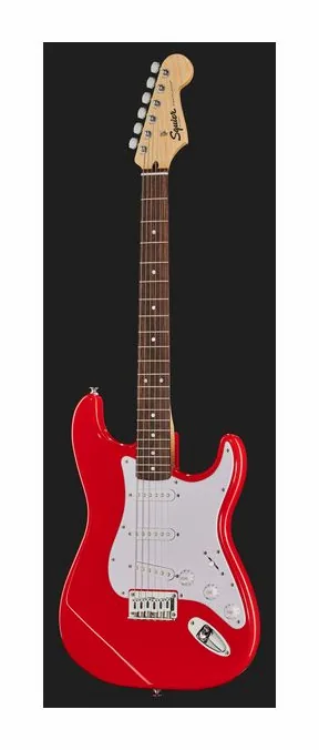 Squier Sonic Strat HT Torino Red, ponte e meccaniche di intonazione