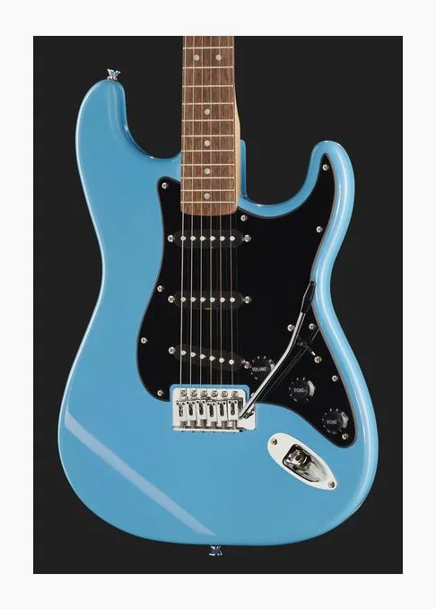 Squier Sonic Strat LRL California BL, pickup e manopole dei controlli