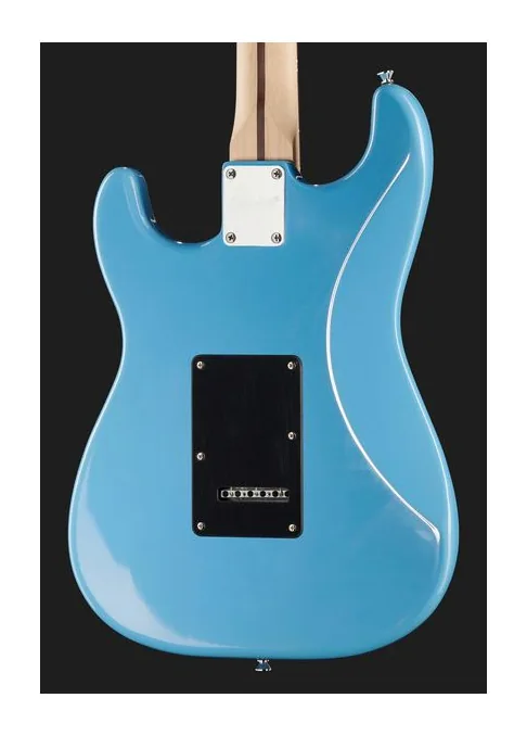 Squier Sonic Strat LRL California BL, profilo laterale del corpo