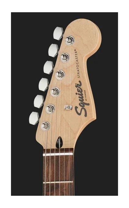 Squier Sonic Strat LRL WPG SSB, selettore pickup e jack di uscita