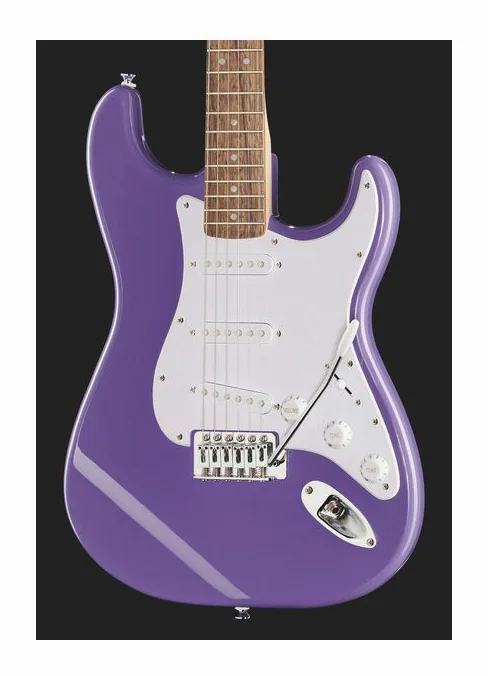 Squier Sonic Strat LRL Ultraviolet, capotasto e prime posizioni della tastiera