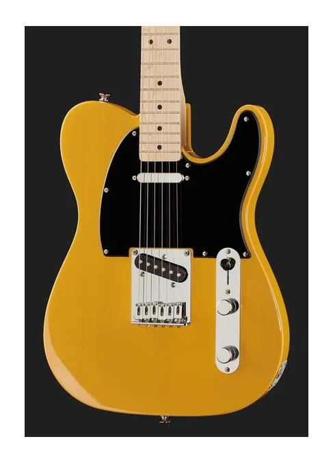 Squier Sonic Tele MN ButterscotchB, selettore pickup e jack di uscita