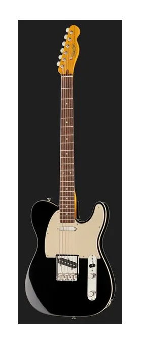 Squier Tele Custom Baritone BK, paletta con meccaniche e logo