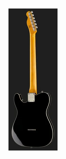 Squier Tele Custom Baritone BK, corpo e verniciatura in primo piano