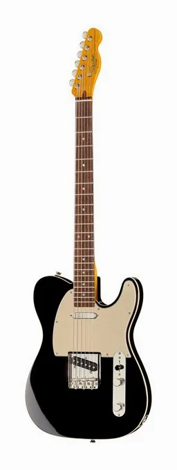 Squier Tele Custom Baritone BK visto di fronte