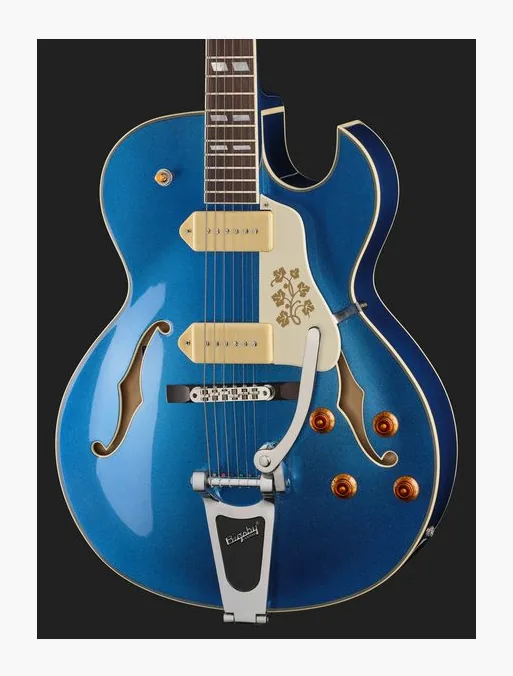 Stanford CR Fatboy PB 95 Bigsby B60, corpo e verniciatura in primo piano