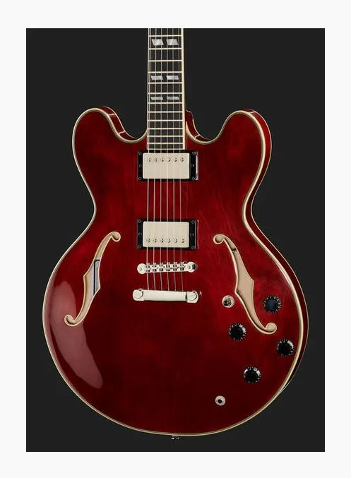 Stanford CR Thinline 35 Cherry, paletta con meccaniche e logo