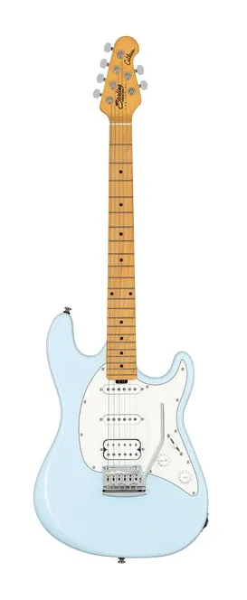 Sterling by Music Man CT30CHSS Daphne Blue visto di fronte