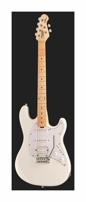 Sterling by Music Man Cutlass CT20HSS Canvas White, selettore pickup e jack di uscita