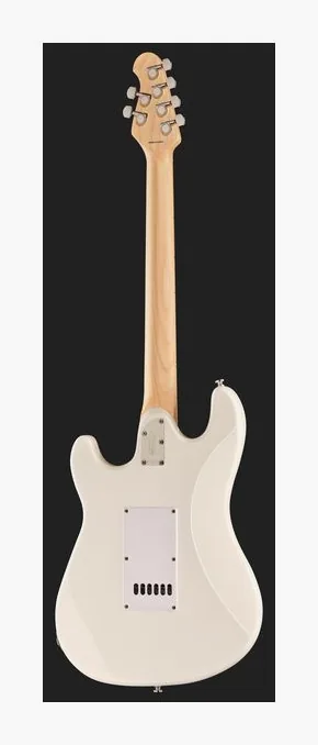 Sterling by Music Man Cutlass CT20HSS Canvas White, selettore pickup e jack di uscita