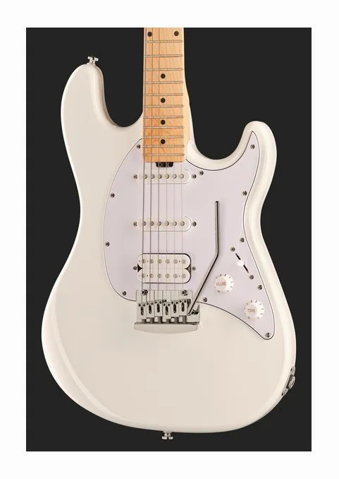 Sterling by Music Man Cutlass CT20HSS Canvas White, vista posteriore del corpo