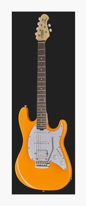Sterling by Music Man Cutlass CT20HSS Sunrise Orange, corpo e verniciatura in primo piano