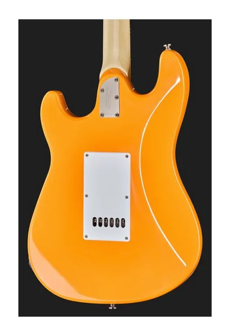 Sterling by Music Man Cutlass CT20HSS Sunrise Orange, capotasto e prime posizioni della tastiera