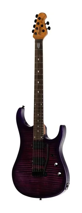 Sterling by Music Man JP150DFM Purple Nebula, selettore pickup e jack di uscita