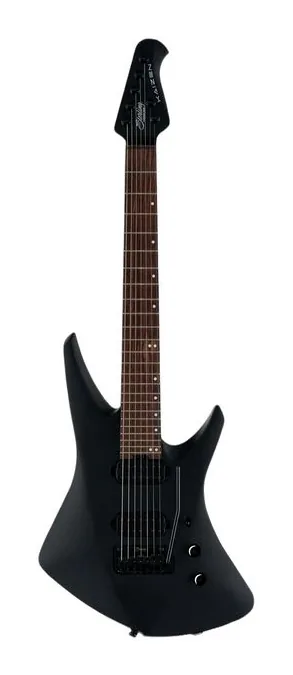 Sterling by Music Man Kaizen 7 SBK inquadrato di fronte su sfondo neutro