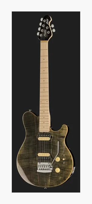 Sterling by Music Man S.U.B. Axis AX3 Trans Black, ponte e meccaniche di intonazione