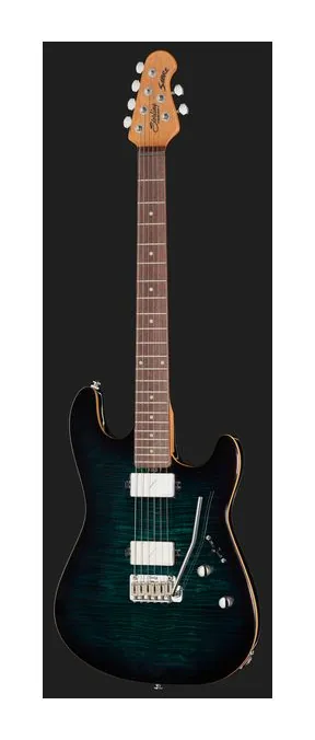 Sterling by Music Man Sabre Deep Blue Burst, selettore pickup e jack di uscita