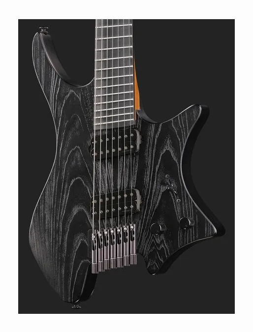 Strandberg Singularity NX 7 Pitch Black, selettore pickup e jack di uscita