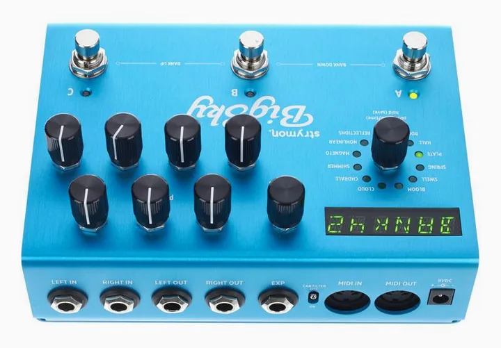 Strymon Big Sky, connettori sul retro dell'unita