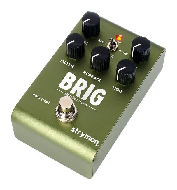 Strymon Brig Delay, led e interruttore a pedale