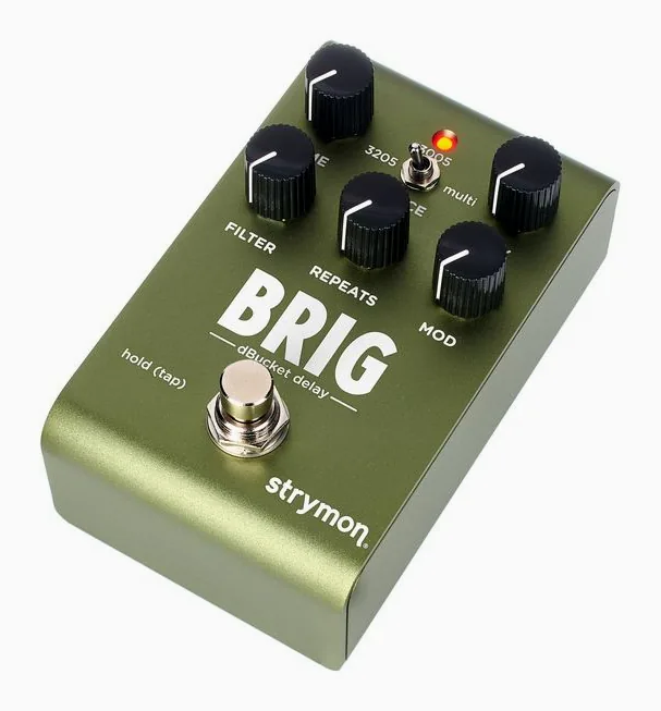 Strymon Brig Delay fotografato frontalmente
