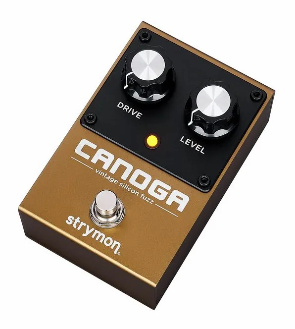 Strymon Canoga Analog Fuzz, grafica del pannello superiore