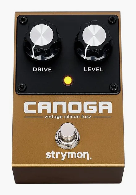 Strymon Canoga Analog Fuzz, connettori sul retro dell'unita