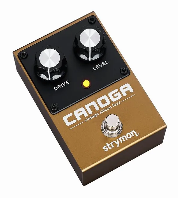 Strymon Canoga Analog Fuzz, grafica del pannello superiore