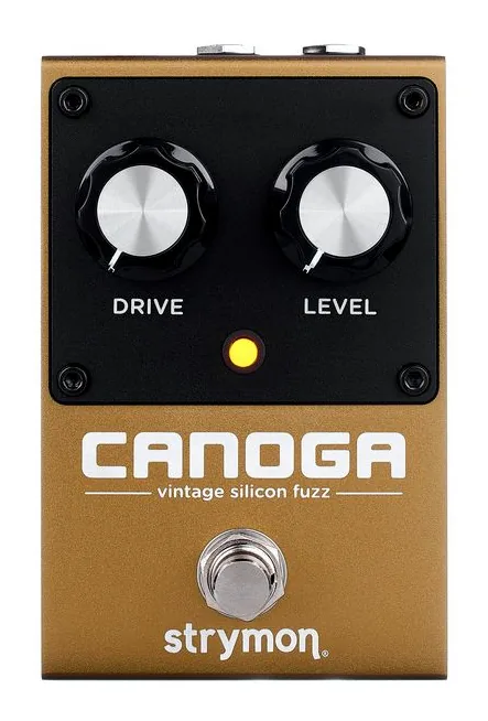 Strymon Canoga Analog Fuzz, manopole viste dall'alto