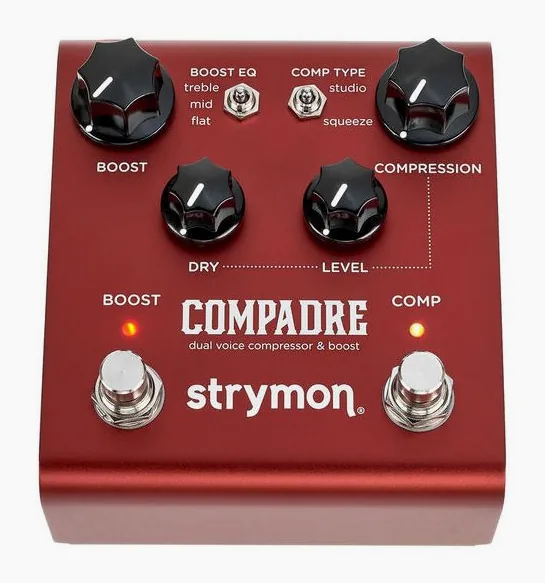 Strymon Compadre, led e interruttore a pedale