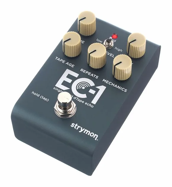 Strymon EC-1 Delay, ingressi e uscite laterali