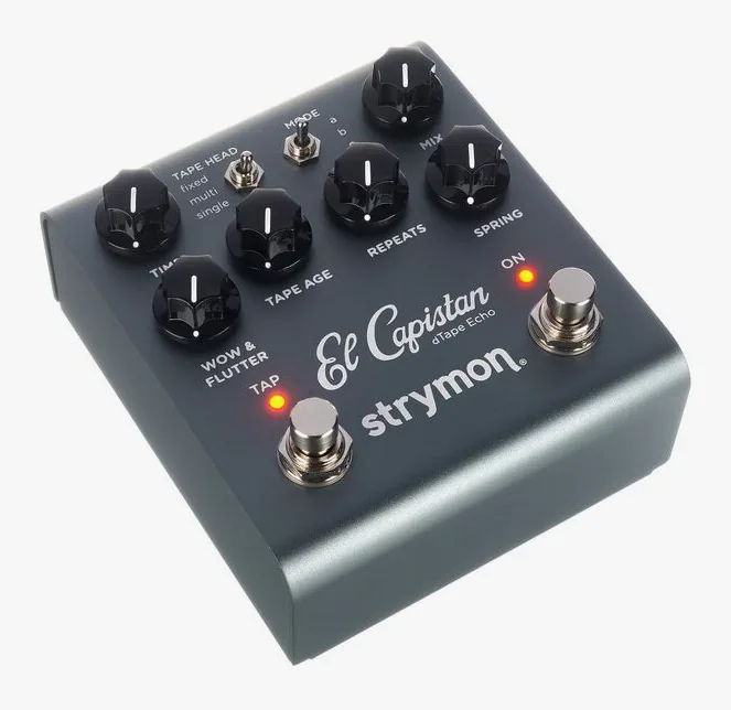 Strymon El Capistan V2, led e interruttore a pedale