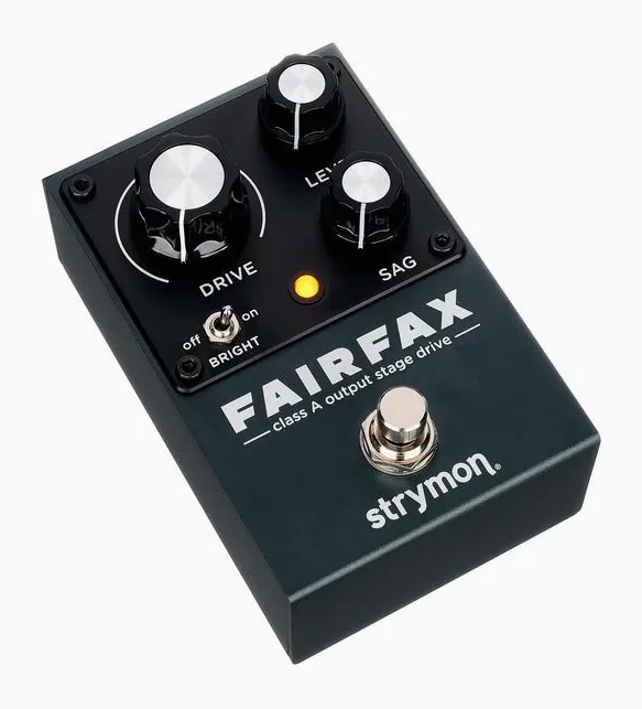 Strymon Fairfax Preamp, logo e finiture del pannello frontale